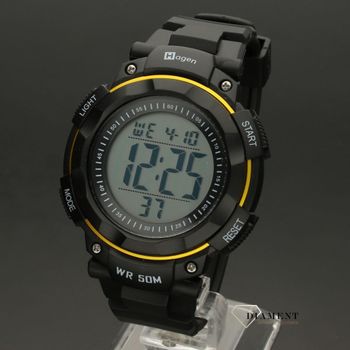 Męski zegarek Hagen HA-306G czarno-żółty (2).jpg